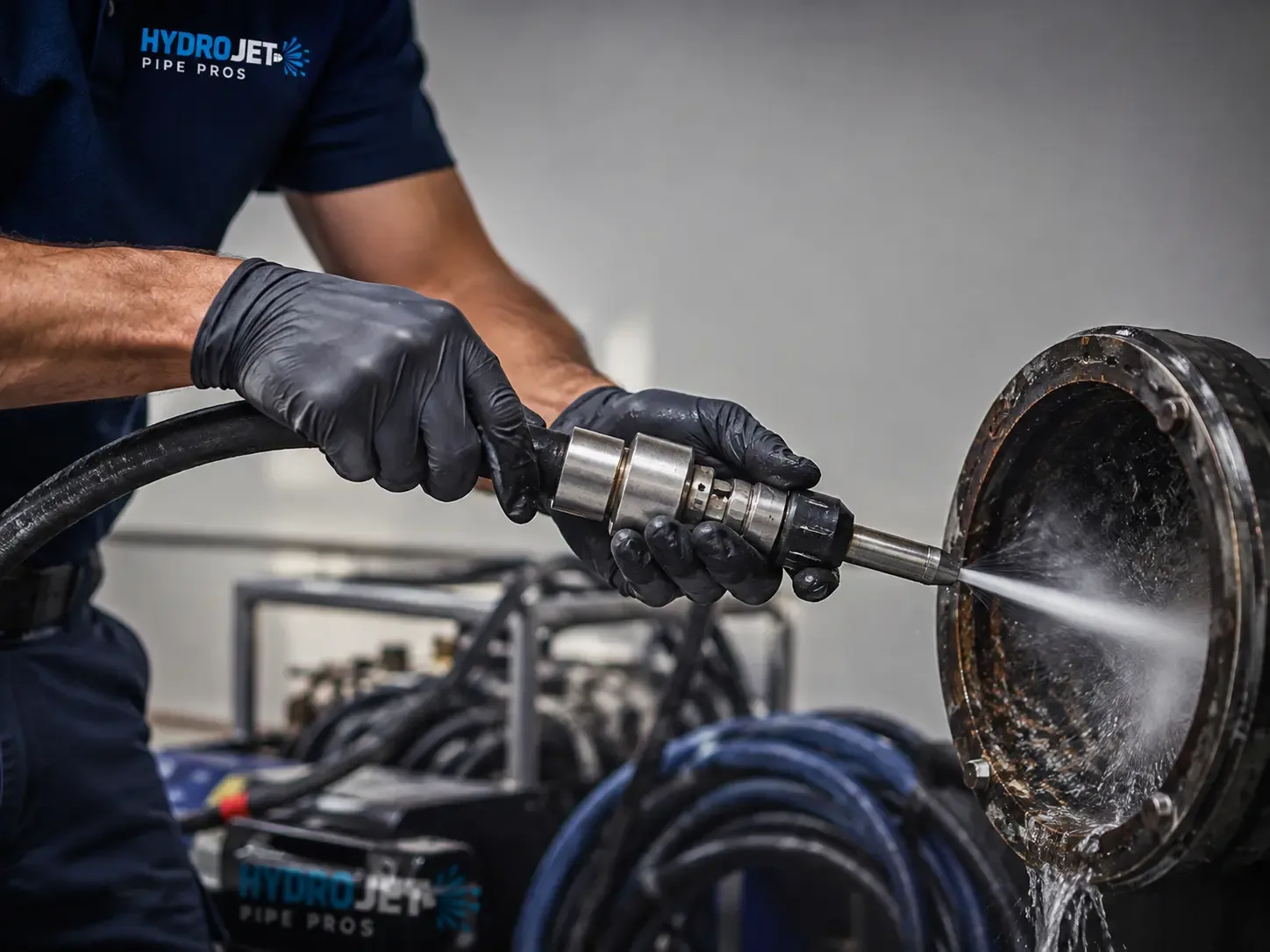 Hydro Jet Pipe Descaling in Long Branch, TX